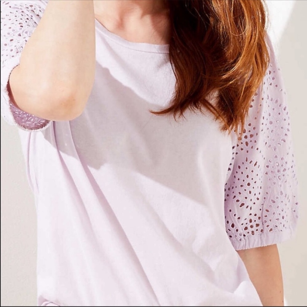 LOFT Puff Sleeve Blouse